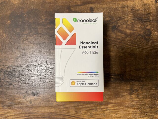 Nanoleaf Essentials a19 bulb　外箱