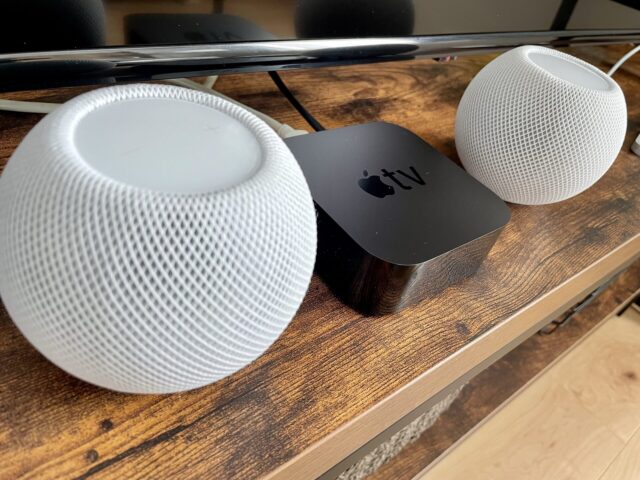 Apple TV homepod mini HDMI ホームシアターセット - PC周辺機器